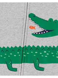 Carter's Pijama cu fermoar Aligator 