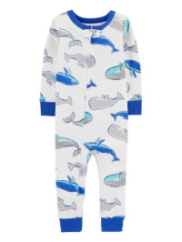 Carter's Pijama cu fermoar Balene
