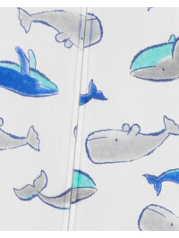 Carter's Pijama cu fermoar Balene