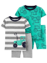 Carter's Set 2 pijamale Tractor 