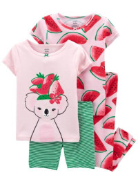 Carter's Set 2 pijamale Pepene rosu 