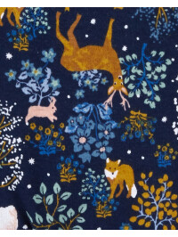 Pijama bleumarin caprioare