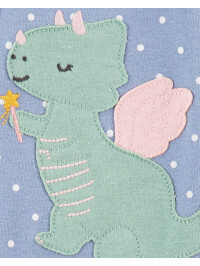 Pijama bleu cu dinozauri