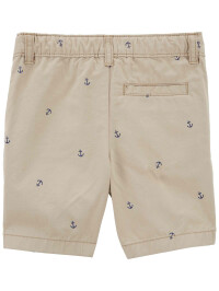 Pantaloni scurti maro ancora
