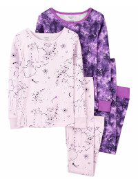 Set 2 piese pijamale mov astral
