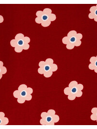 Set 2 piese pijamale floricele fluturasi