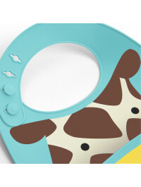 Skip Hop Bavetica de silicon Fold & Go Zoo - Girafa