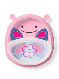 Skip Hop Set farfurie & bol Zoo Smart - Fluture