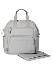 Skip Hop - Geanta pentru scutece tip rucsac cu deschidere larga - Grey